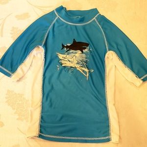 Boy's Shark Swim Shirt